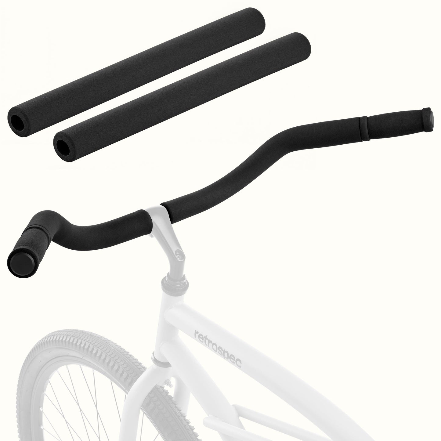 Chatham Cruiser Handlebar Foam Pads with Grips | Retrospec