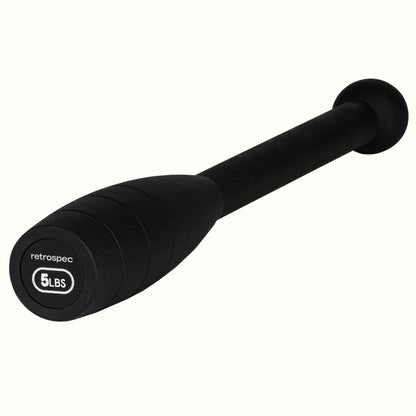 Grip Steel Club Strength Training Weight | Retrospec